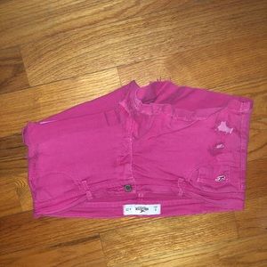 Pink Hollister Shorts.